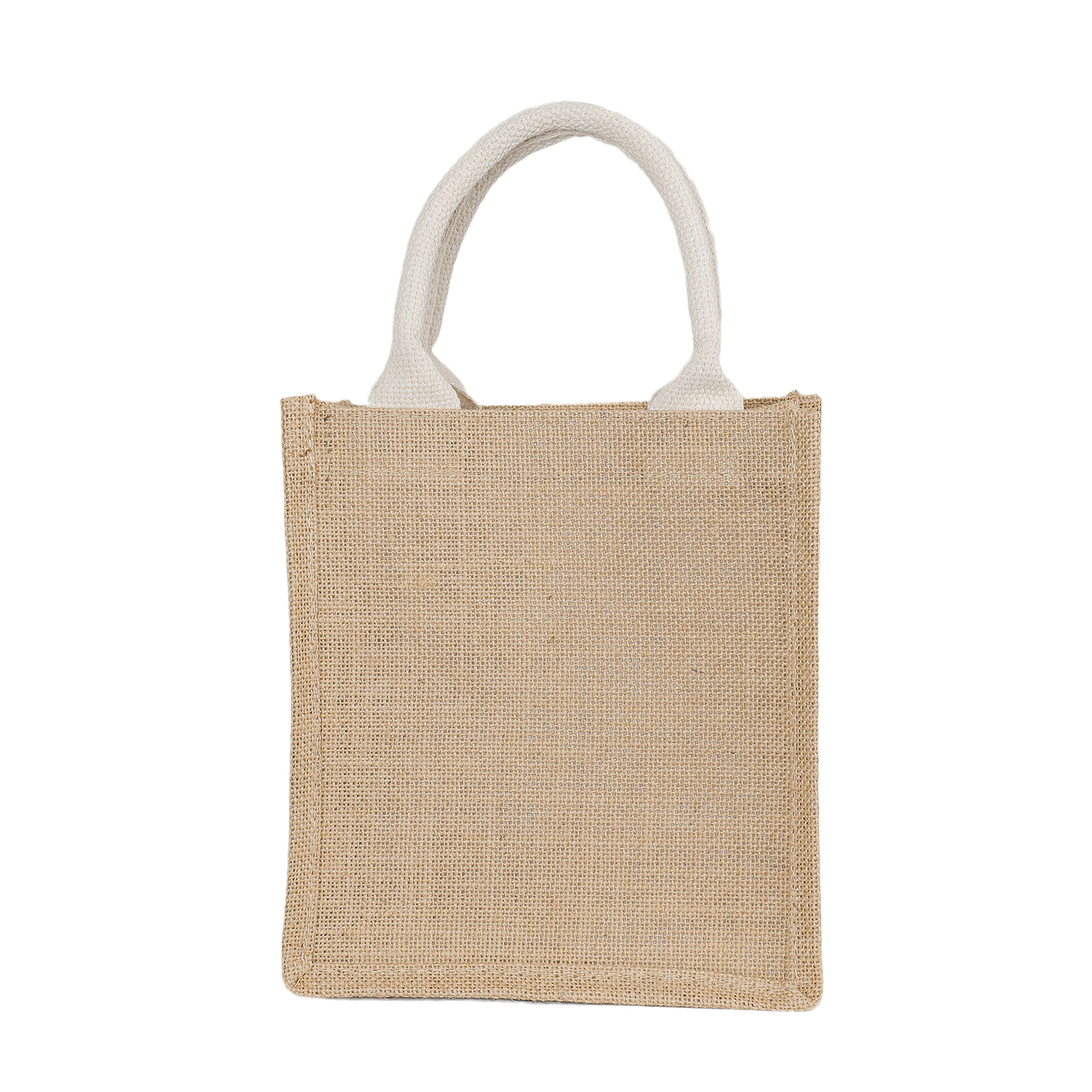 Natural Jute Burlap Tote Bag2