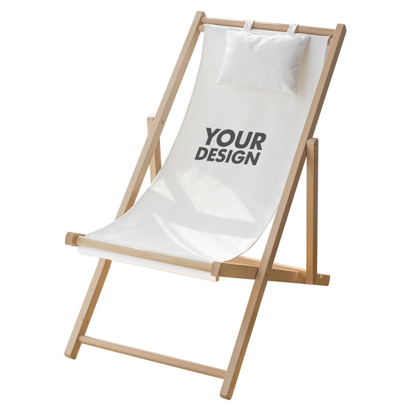 Foldable Wooden Beach Sling Chair1