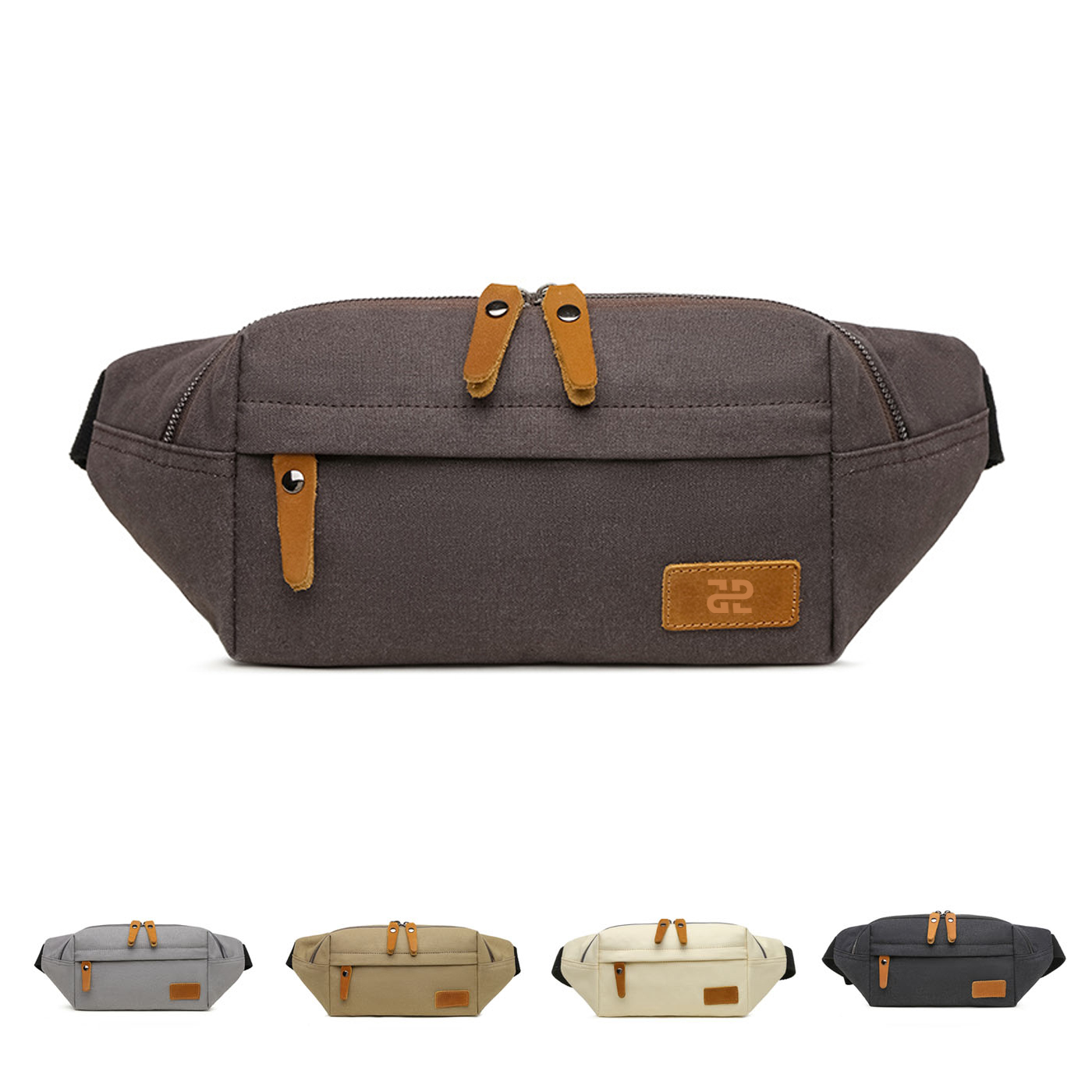 Unisex Canvas Fanny Pack