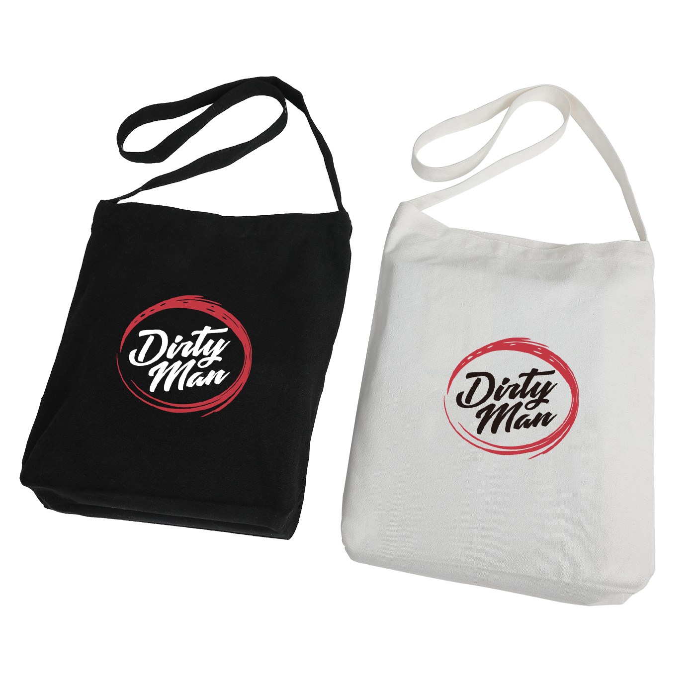 12 oz. Canvas Tote Bag with Long Strap