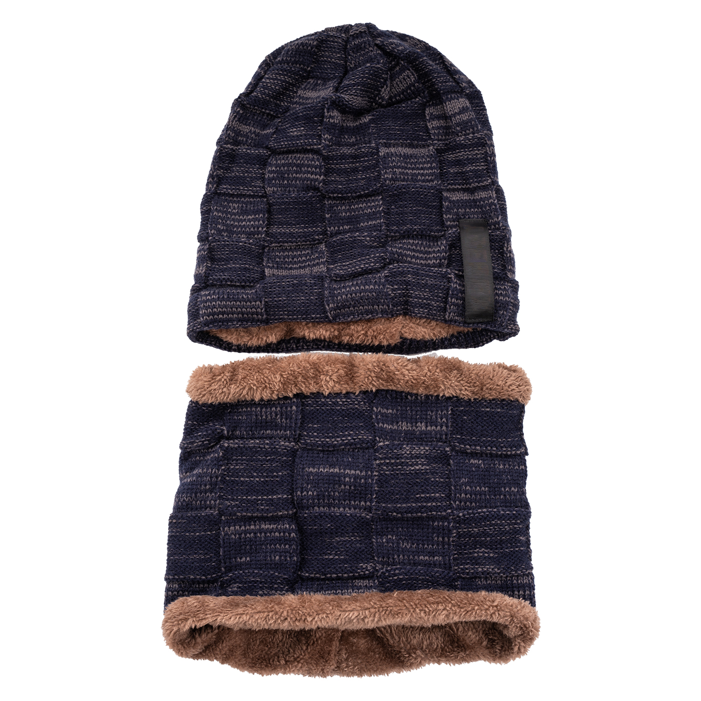 Fleece Beanie Scarf Set3