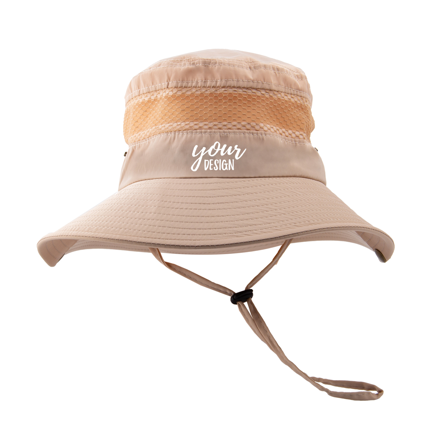 Mesh Breathable Fishing Boonie Hat With String1