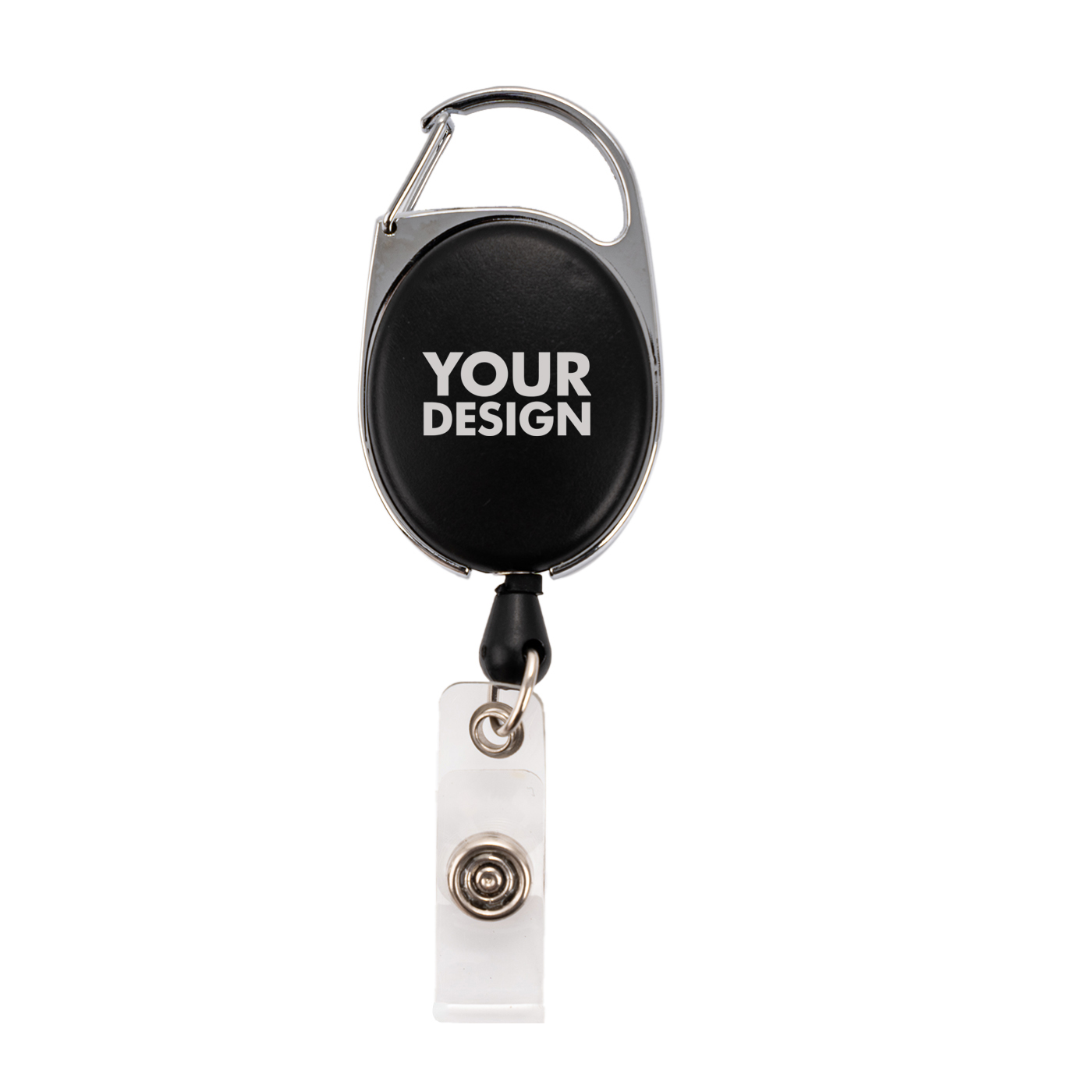 Retractable Carabiner Style Badge Reel1