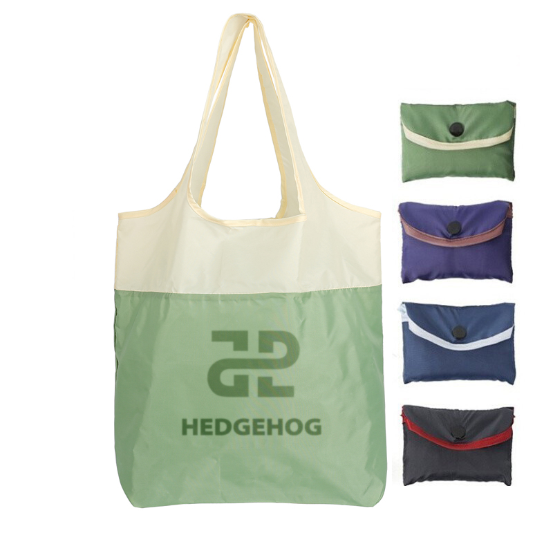 Foldable Recycled Grocery Tote Bag