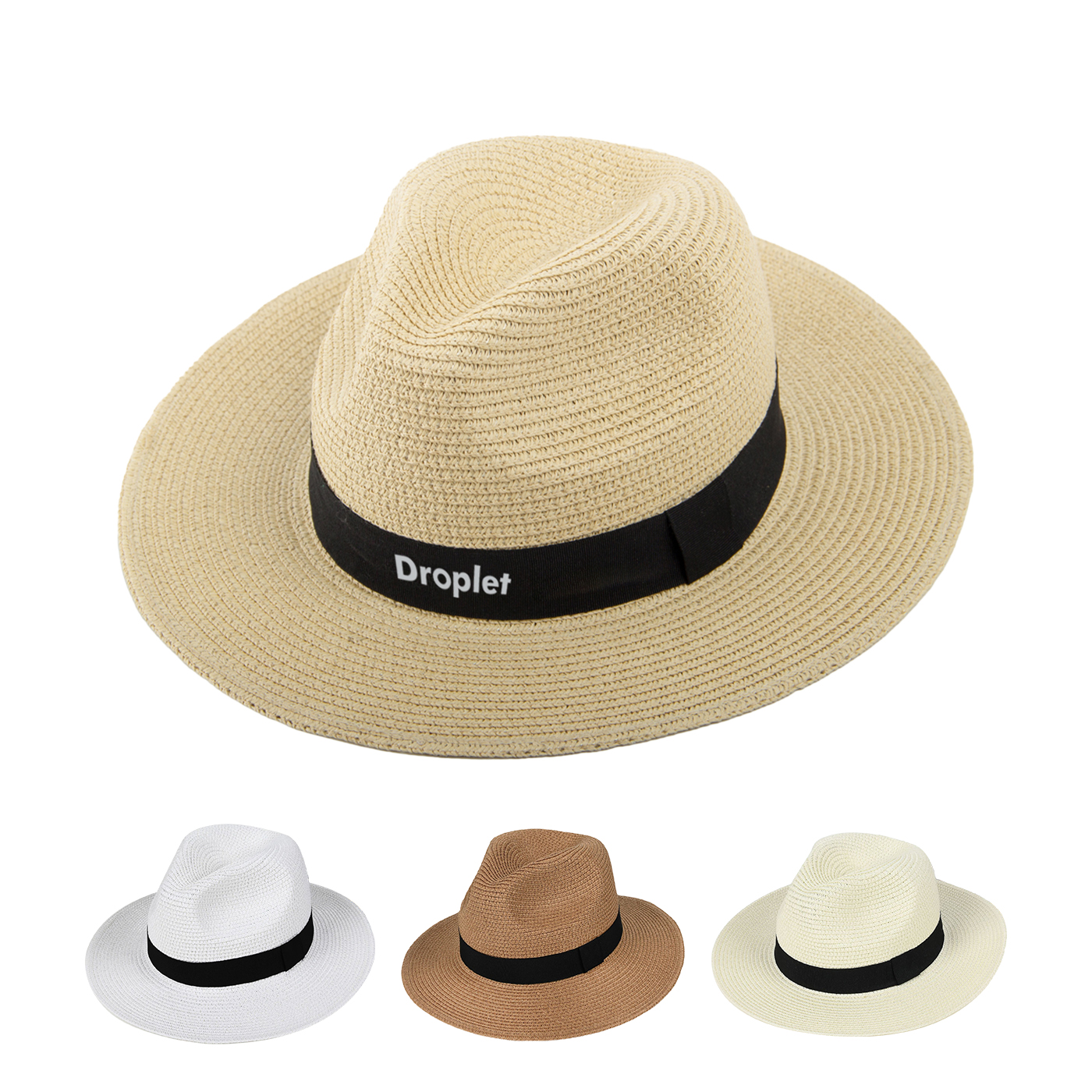 Customized Wide Brim Panama Hat