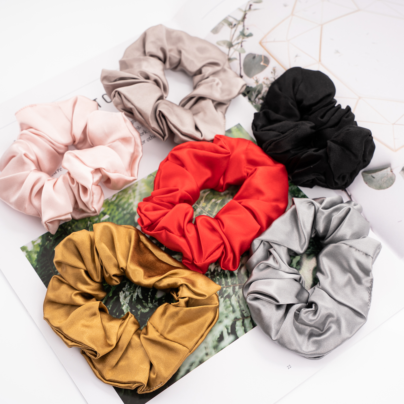 16mm Pure Silk Hair Scrunchie1