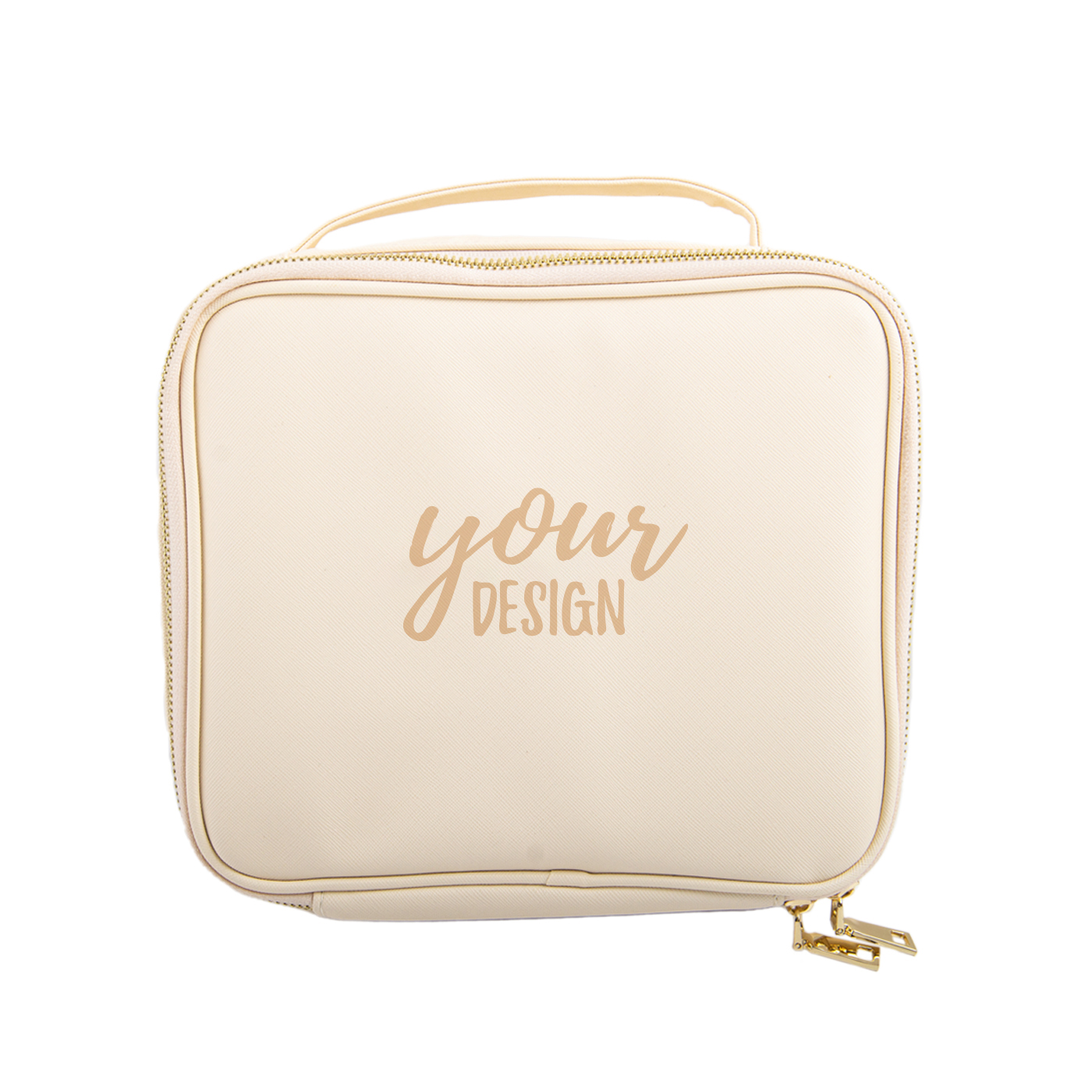 PU Leather Cosmetic Bag With Handle1