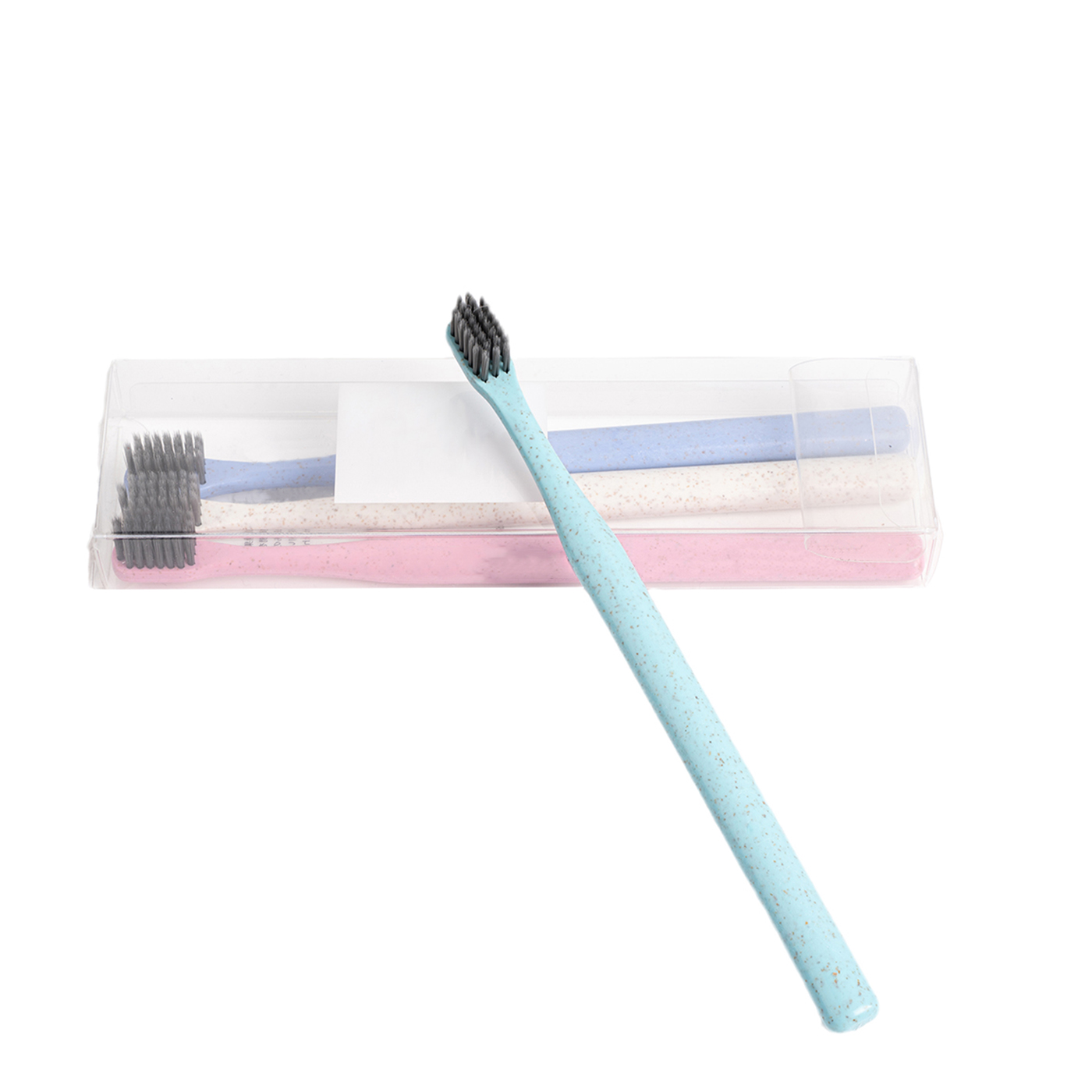 4 Pcs Wheat Straw Toothbrush1