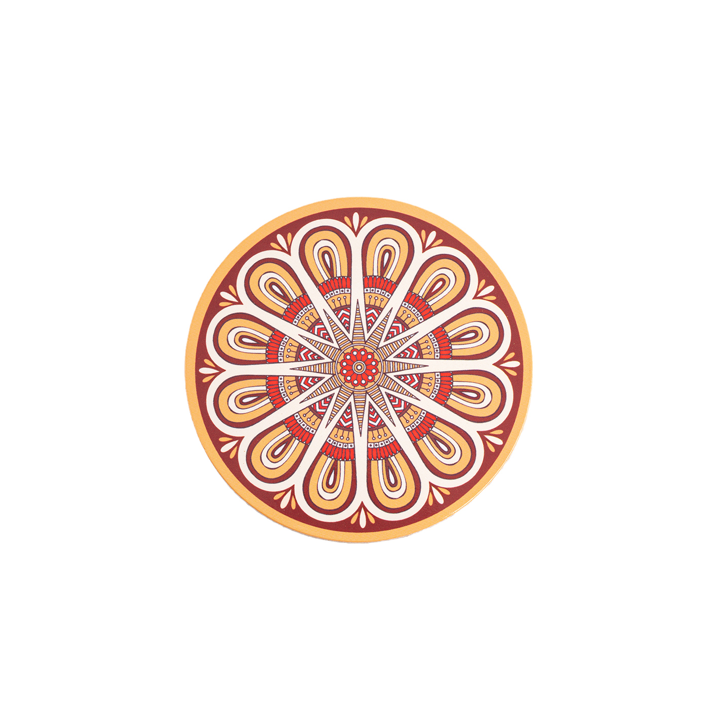 Personalized Round Cork Coaster1