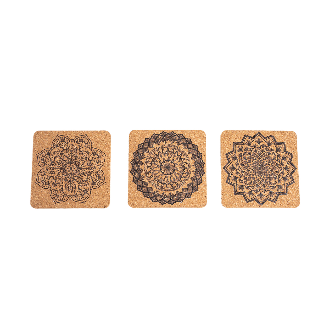 Promotional Printed Square Cork Coaster2