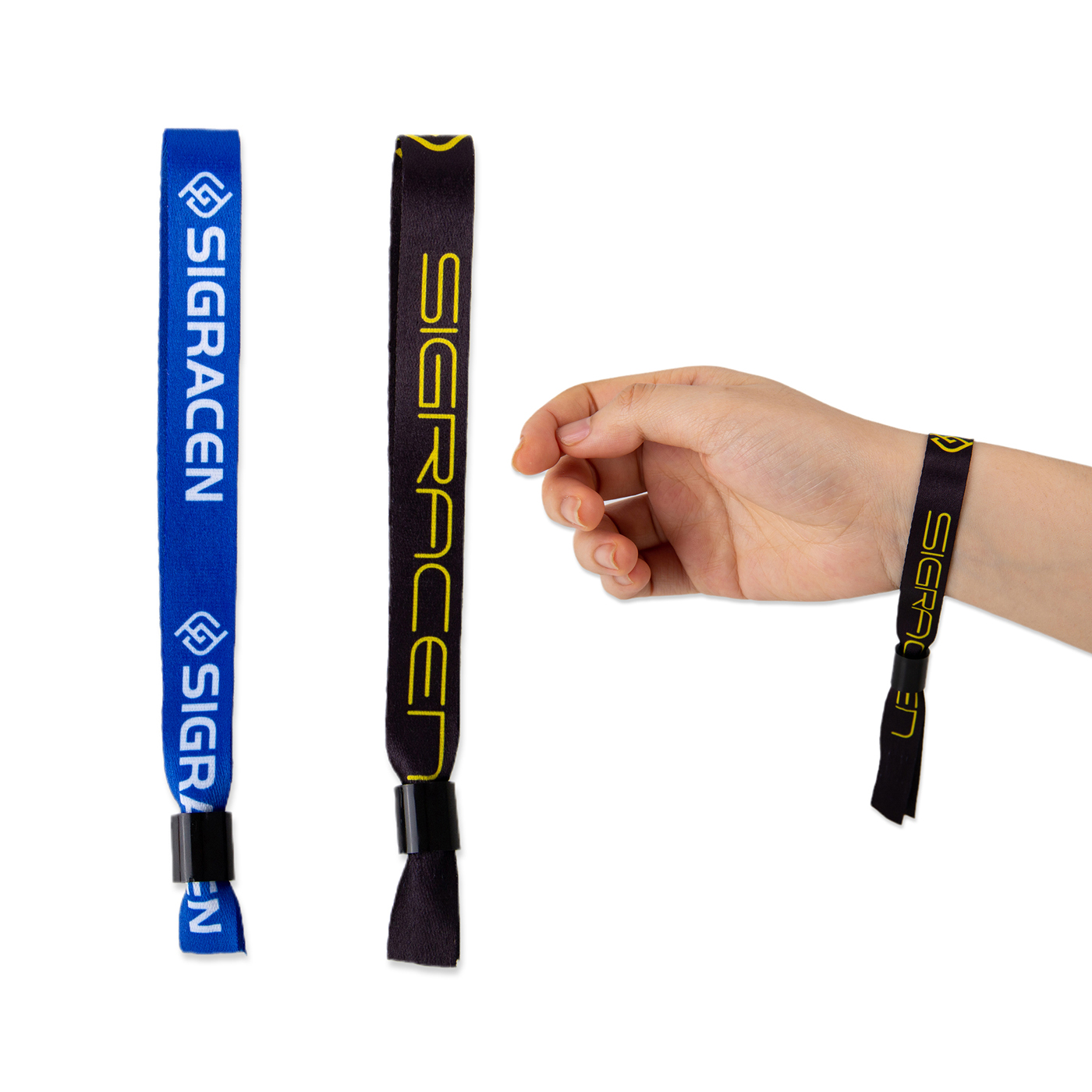 Custom Polyester Slide Lock Event Wristband