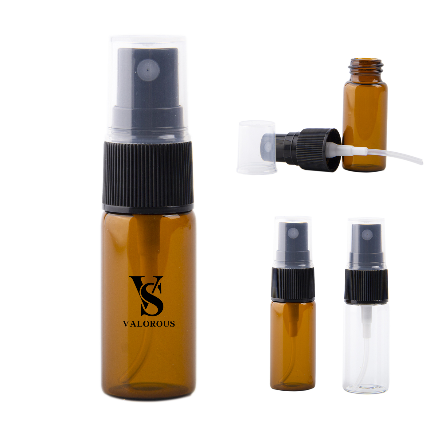 Custom Amber Glass Spray Bottle