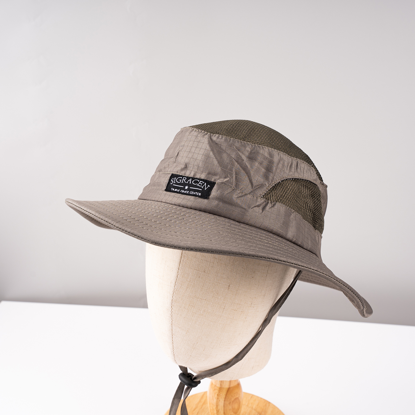Mesh Fishing Boonie Hat With String3