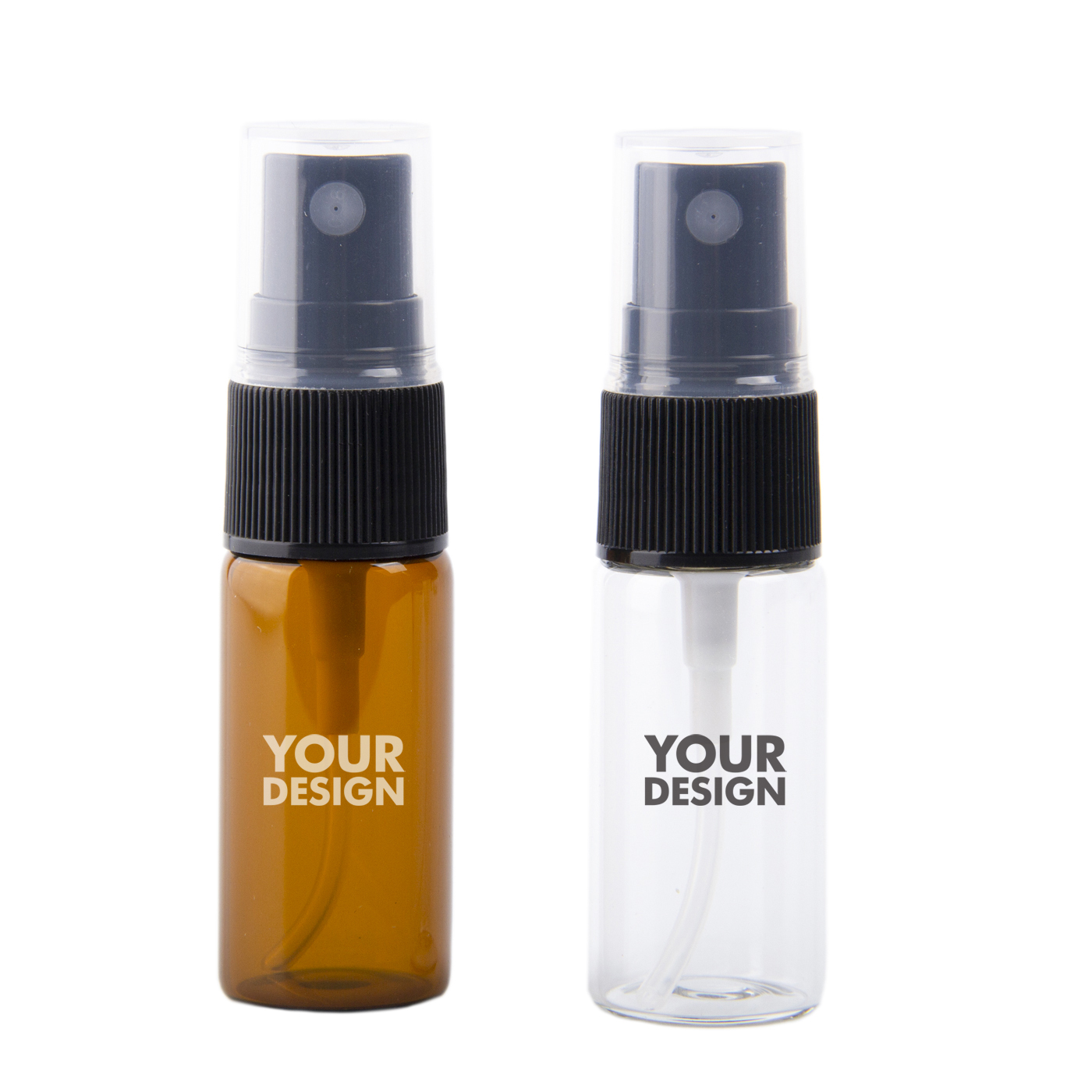 Custom Amber Glass Spray Bottle2