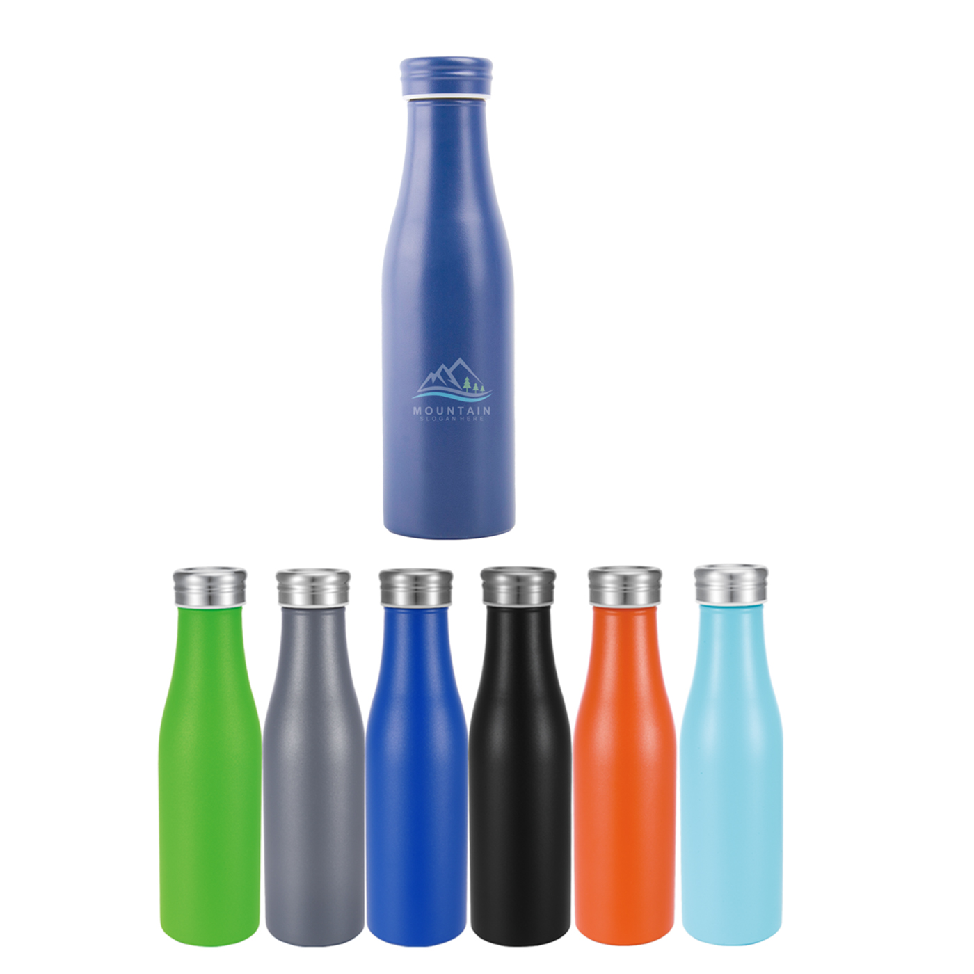 15 oz. Double-Walled Stainless Steel Milk Bottle