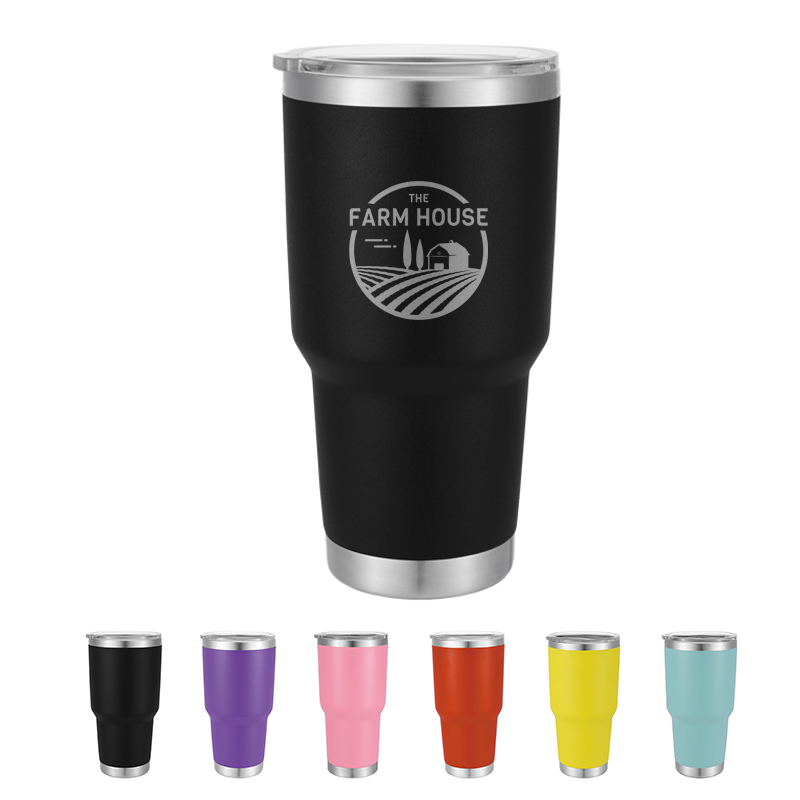 30 oz. Stainless Steel Insulated Tumbler With Lid