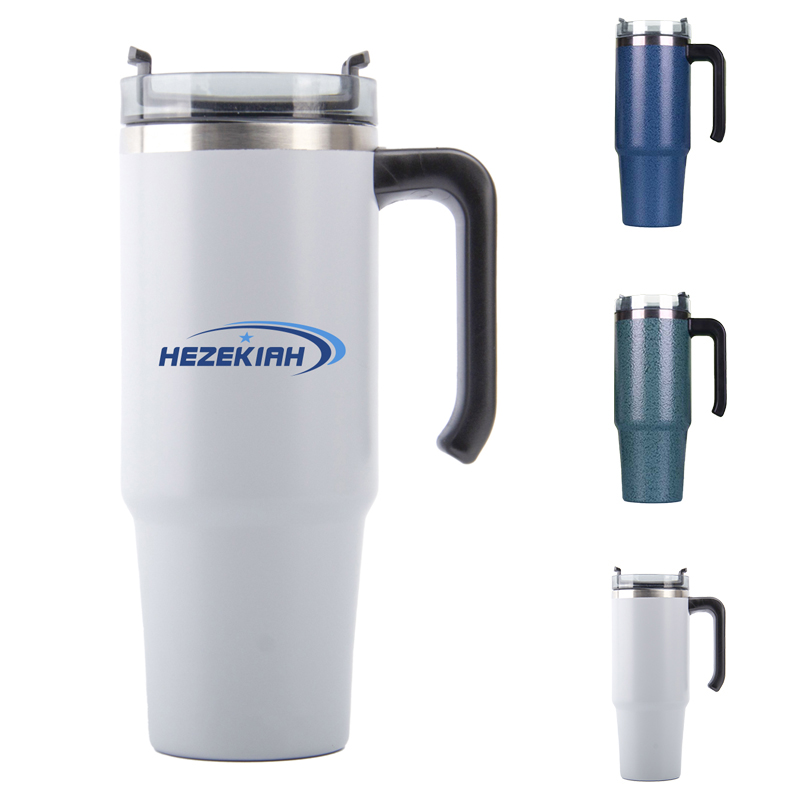 30 oz. Vacuum Insulated Tumbler With Handle