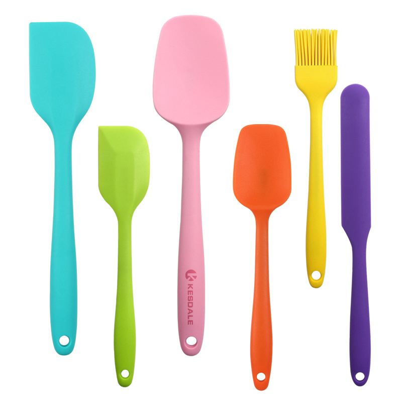 6 Pcs Silicone Spatula Set