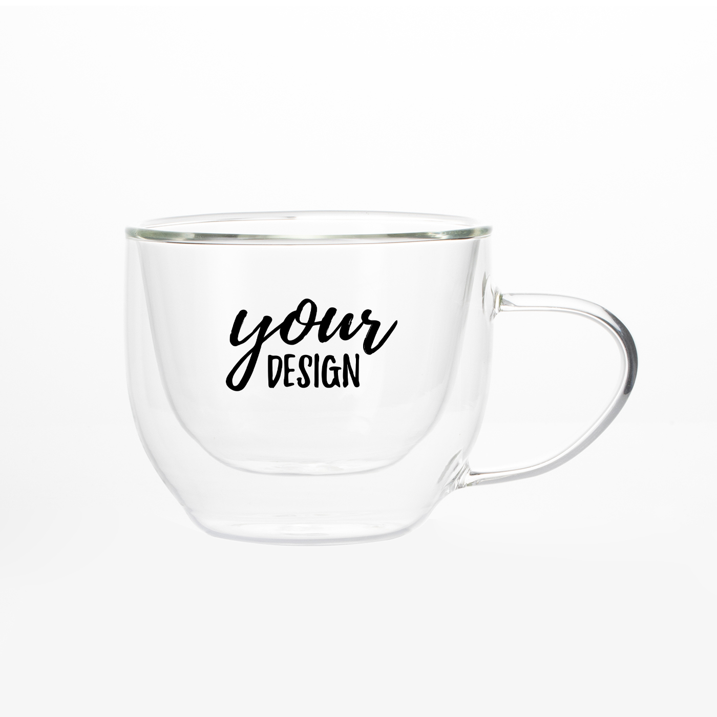 8 oz. Double-layer Glass Mug With Handle3