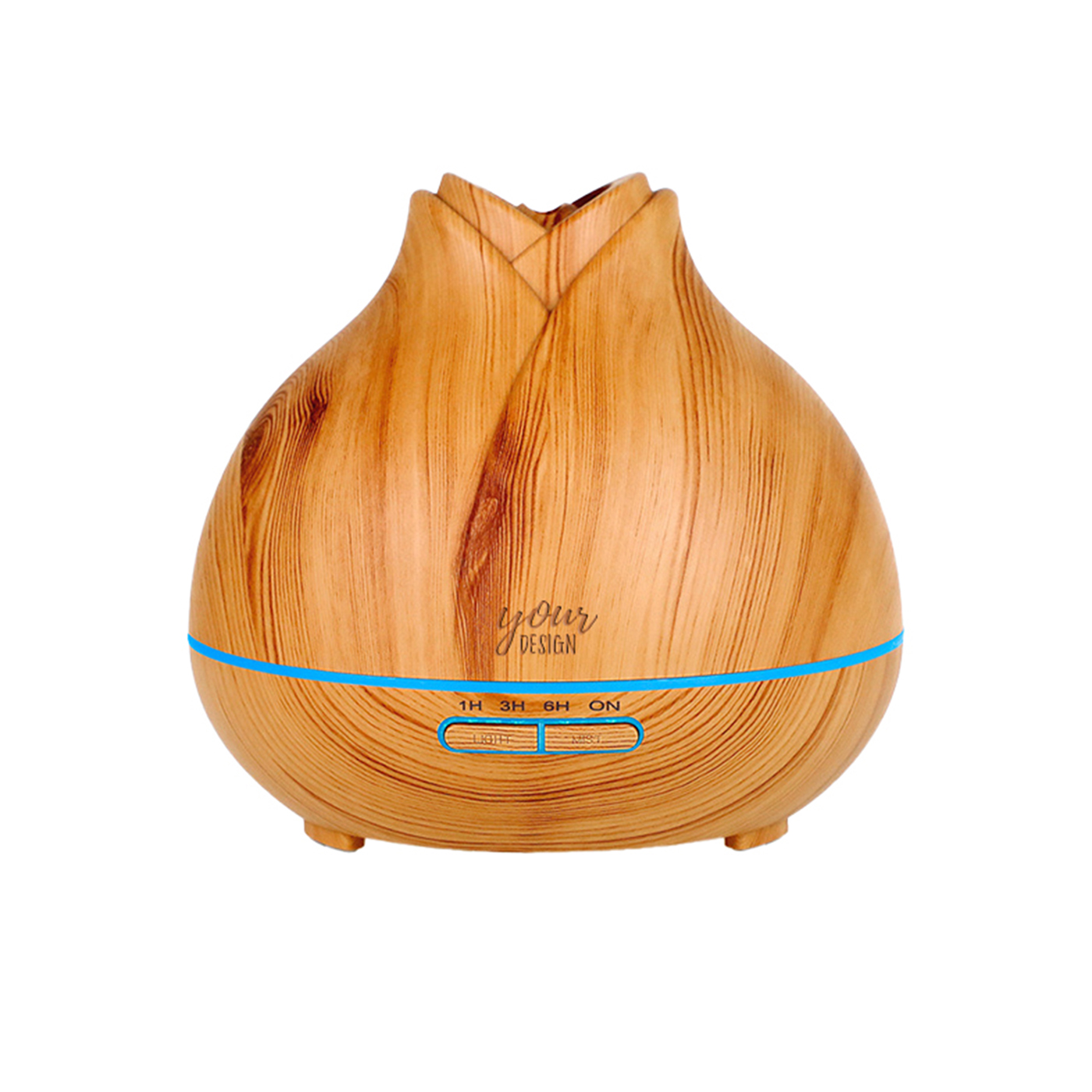 Wood Grain Ultrasonic Aromatherapy Humidifier1