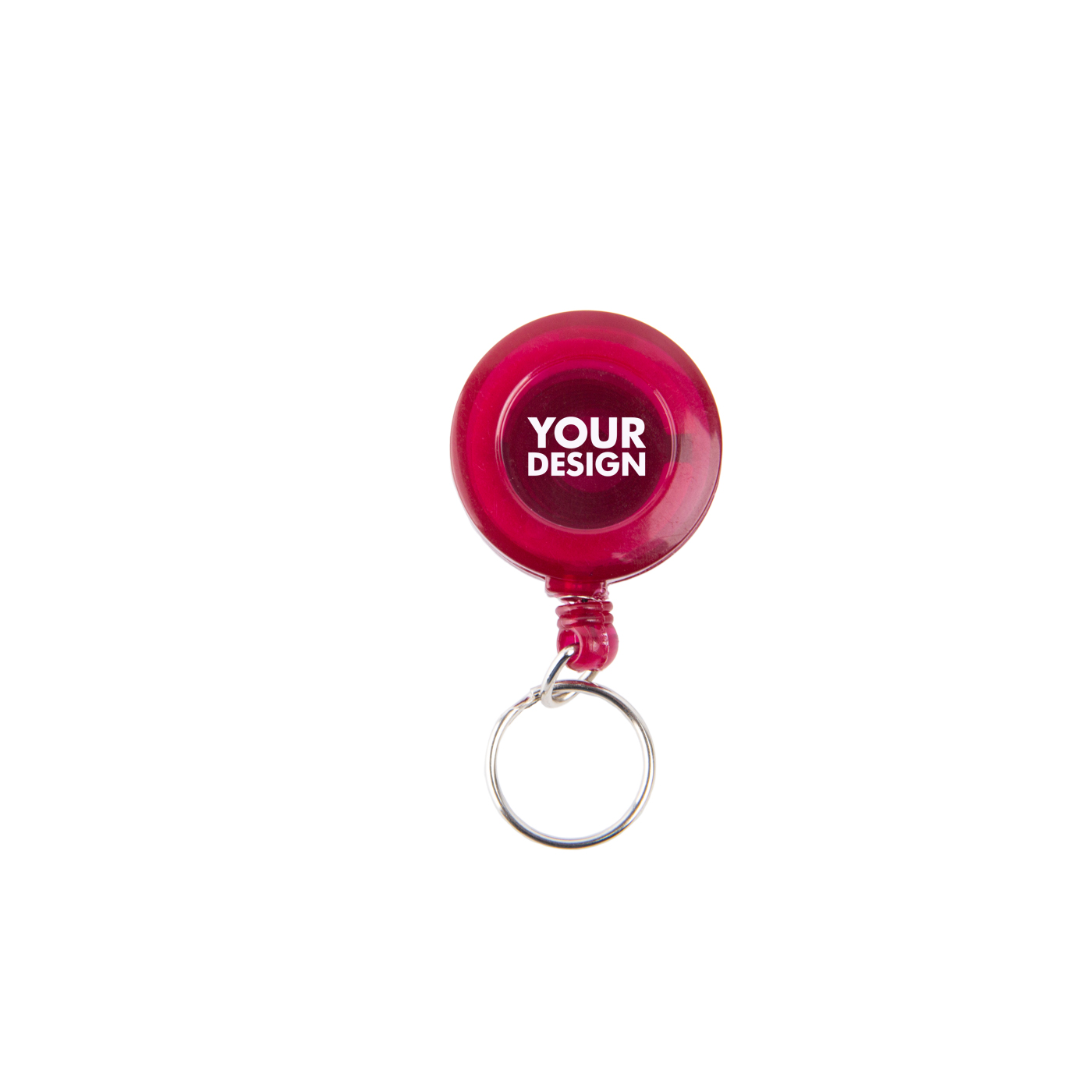 Retractable Badge Holder With Key Ring1