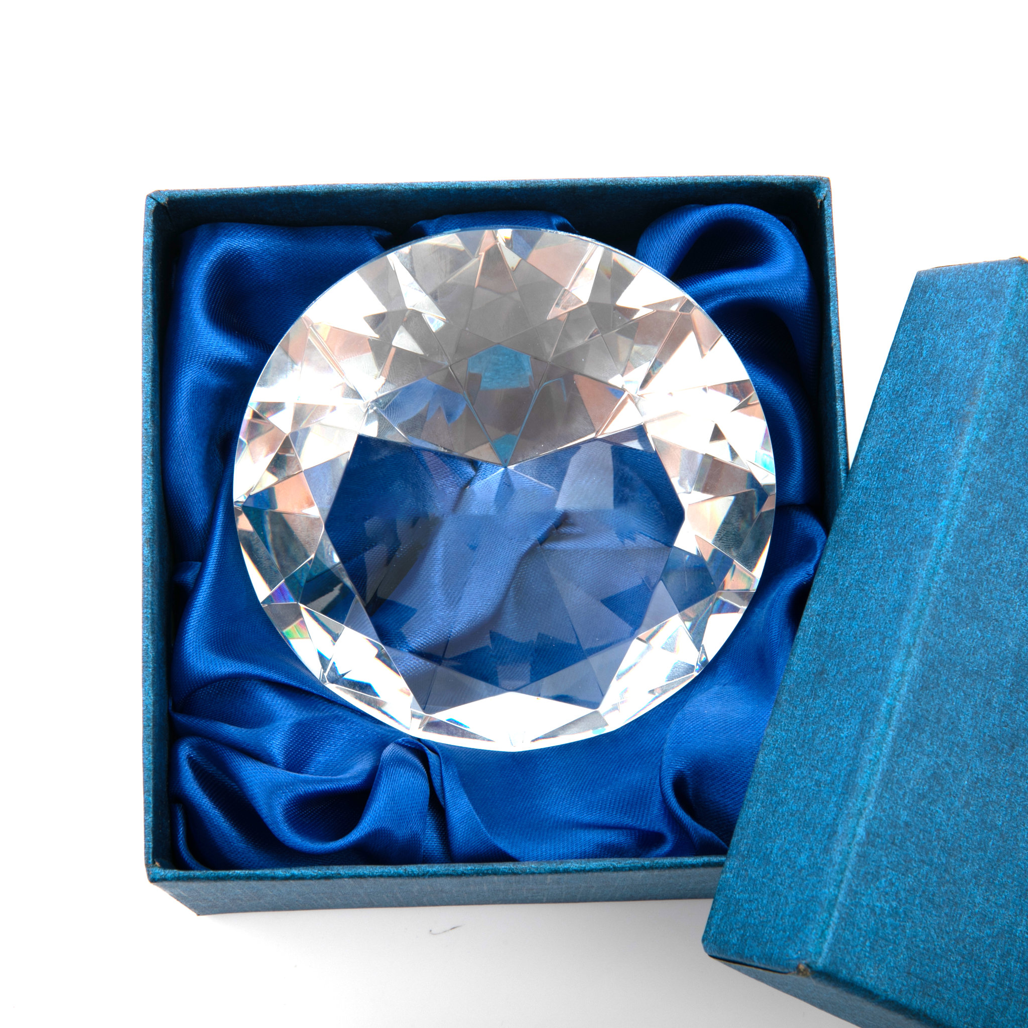Custom Diamond Shaped Paperweight2