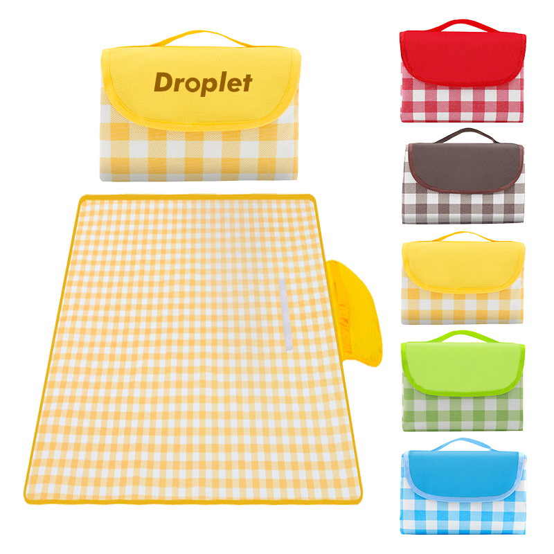 Oxford Cloth Plaid Picnic Blanket
