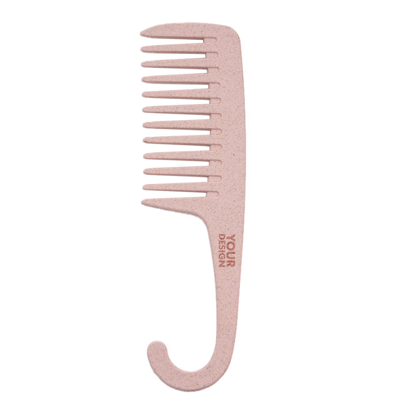Wide Tooth Wheat Straw Comb With Curved Hook Handle1