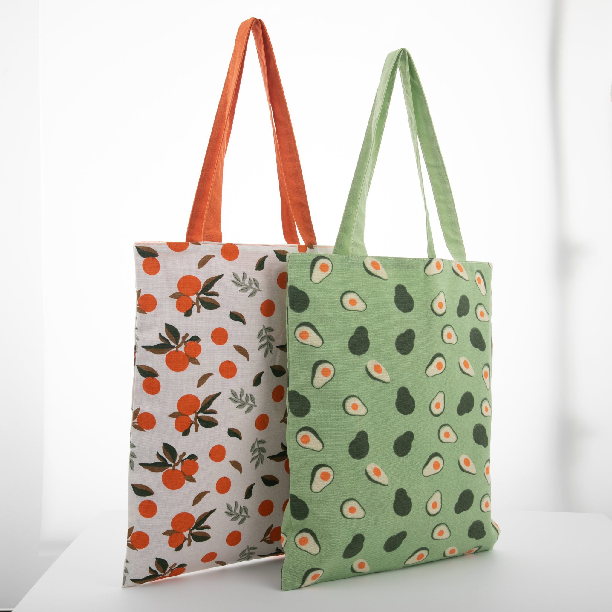 Double Sided Canvas Grocery Bag2