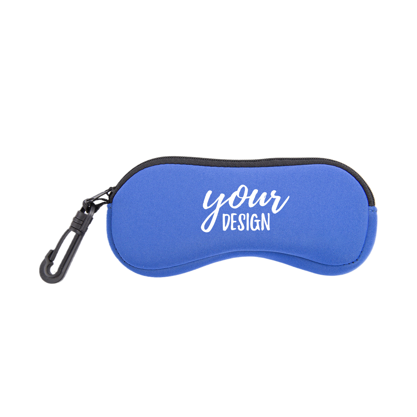 Custom Neoprene Eyeglasses Case With Carabiner1