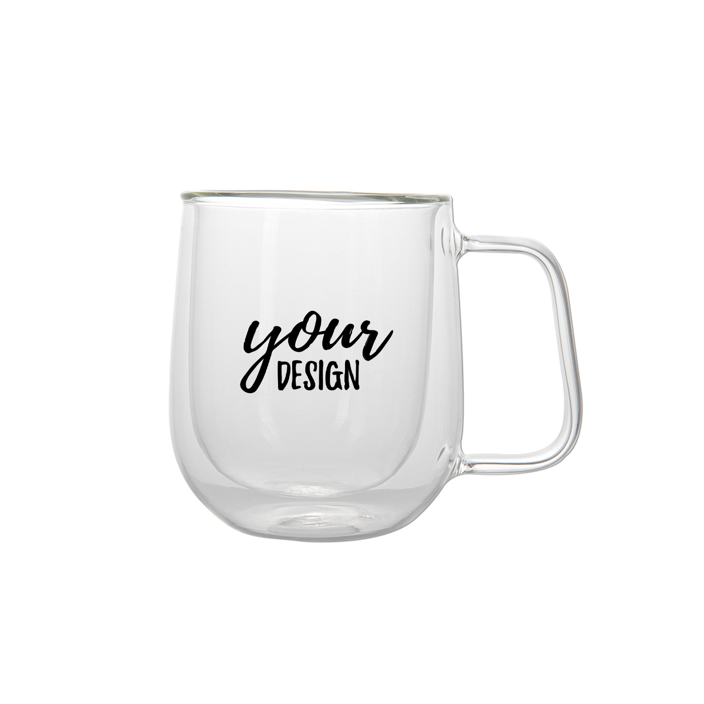 14 oz. Double-layer Glass Mug With Lid1
