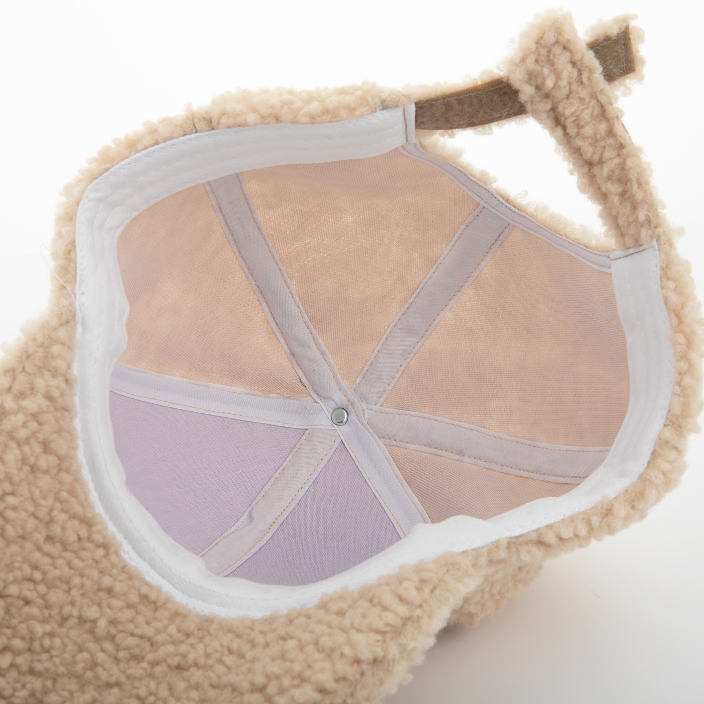 Personalized Lamb Wool Baseball Cap2