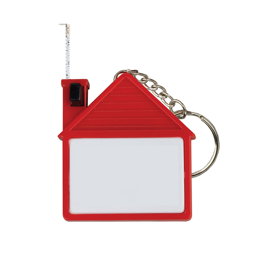 House Shape Tape Measure With Key Chain1