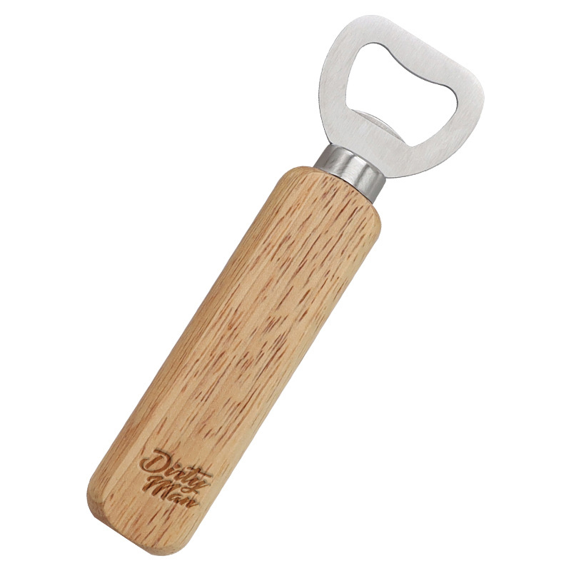 Bottle Opener With Wooden Handle