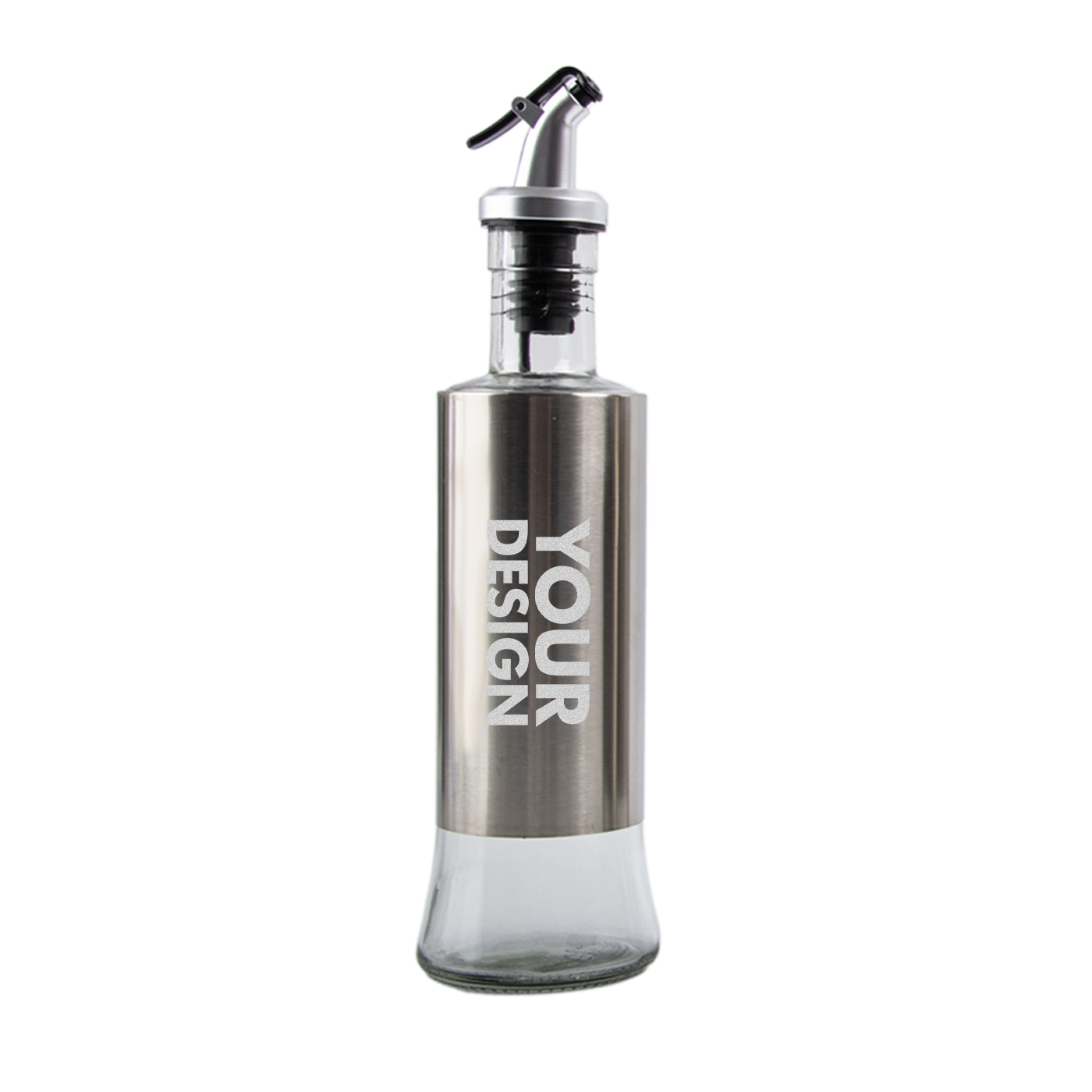 17oz. Stainless Steel Leak Proof Glass Oil Bottle2