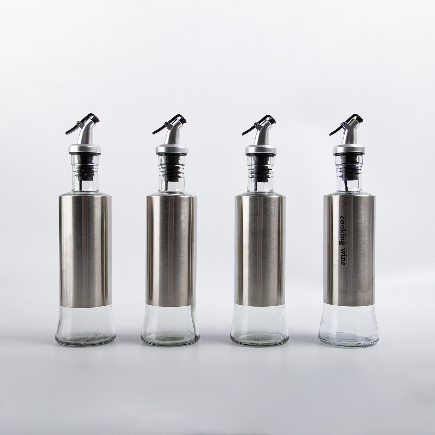 17oz. Stainless Steel Leak Proof Glass Oil Bottle4