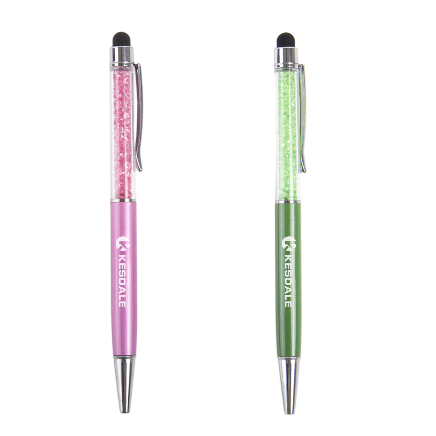 2 in 1 Crystal Stylus Pen