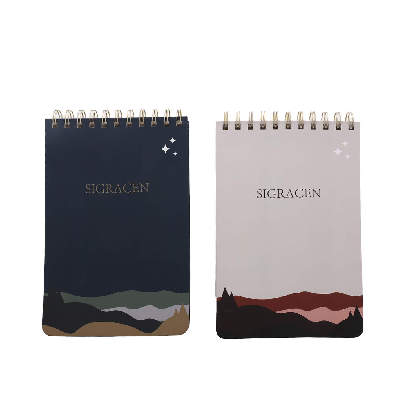 Personalized Top Bound Spiral Notebook