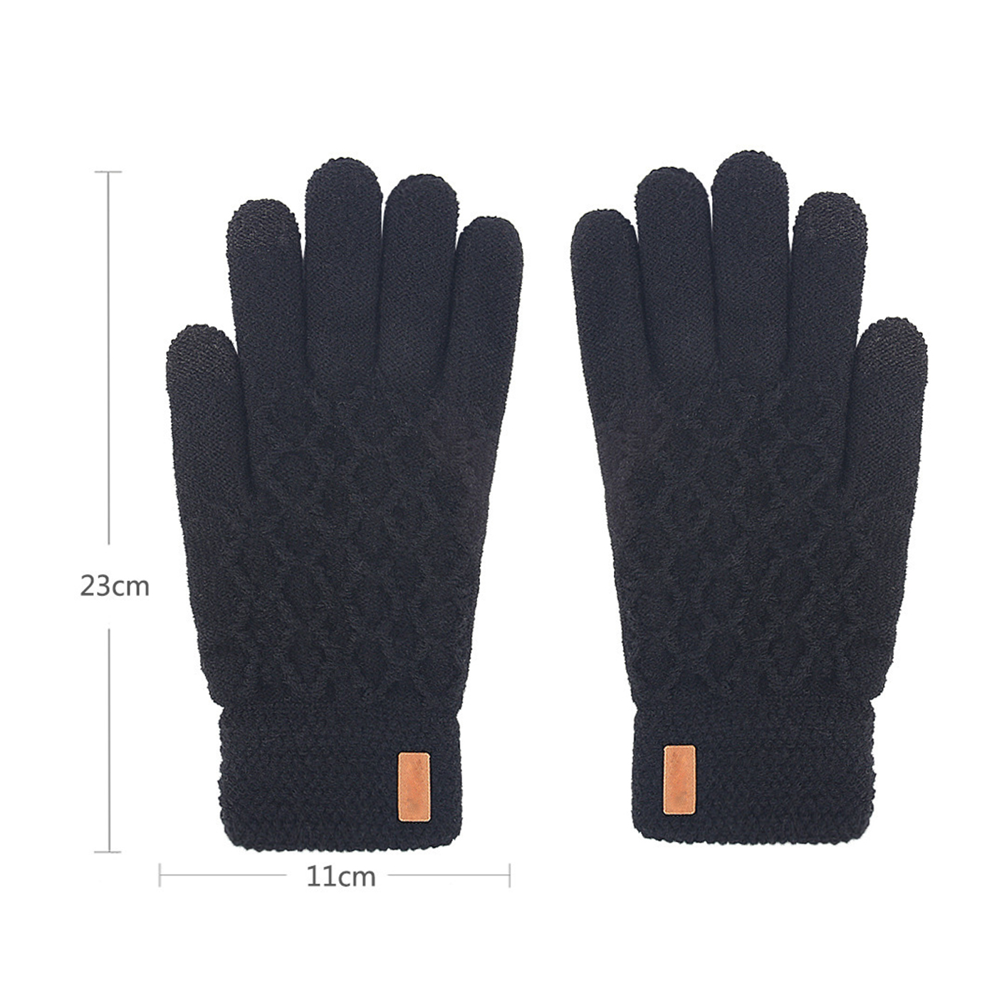 Knitted Touch Screen Gloves2