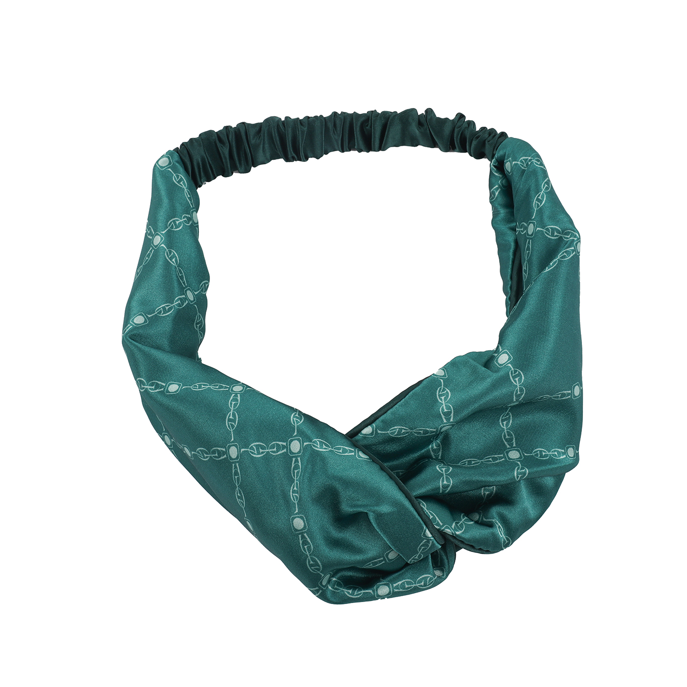 Printed Silk Knot Headband2