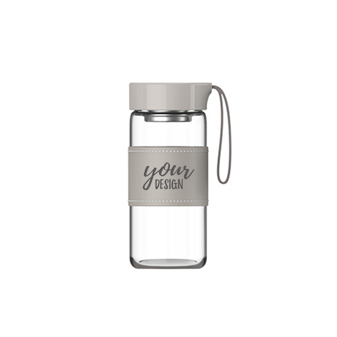 16 oz. Portable Borosilicate Wide Mouth Water Bottle1