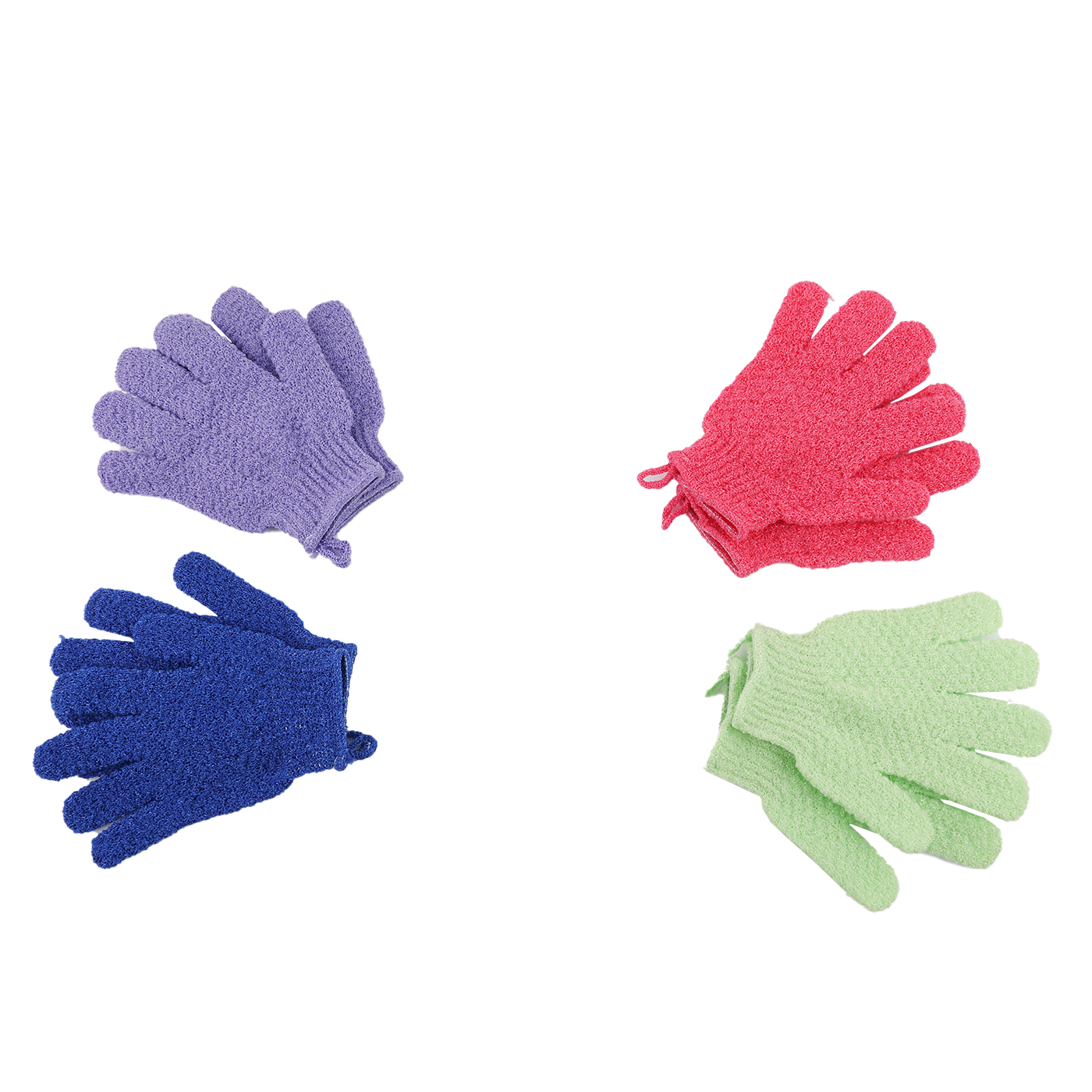 Exfoliating Shower Gloves With Hanging Loop1