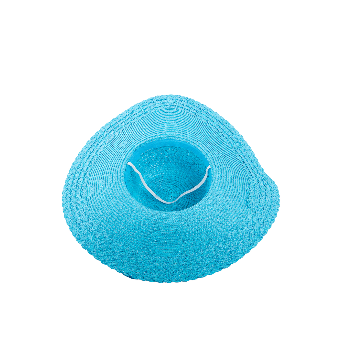 Foldable Wide Brim Floppy Straw Hat With Bow2