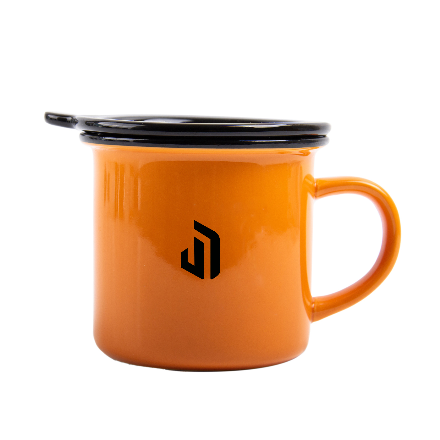 13 oz. Ceramic Campfire Mug With Lid