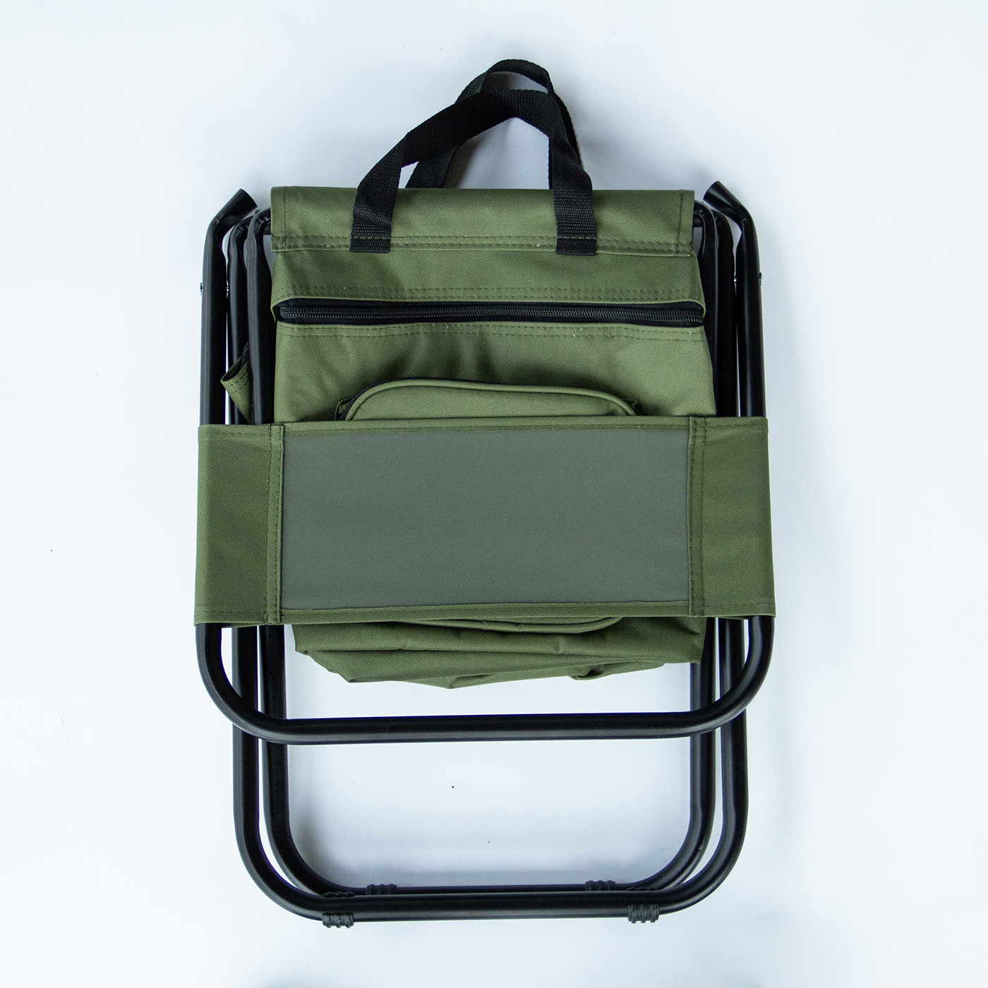 Folding Stool Chair With Cooler Bag3