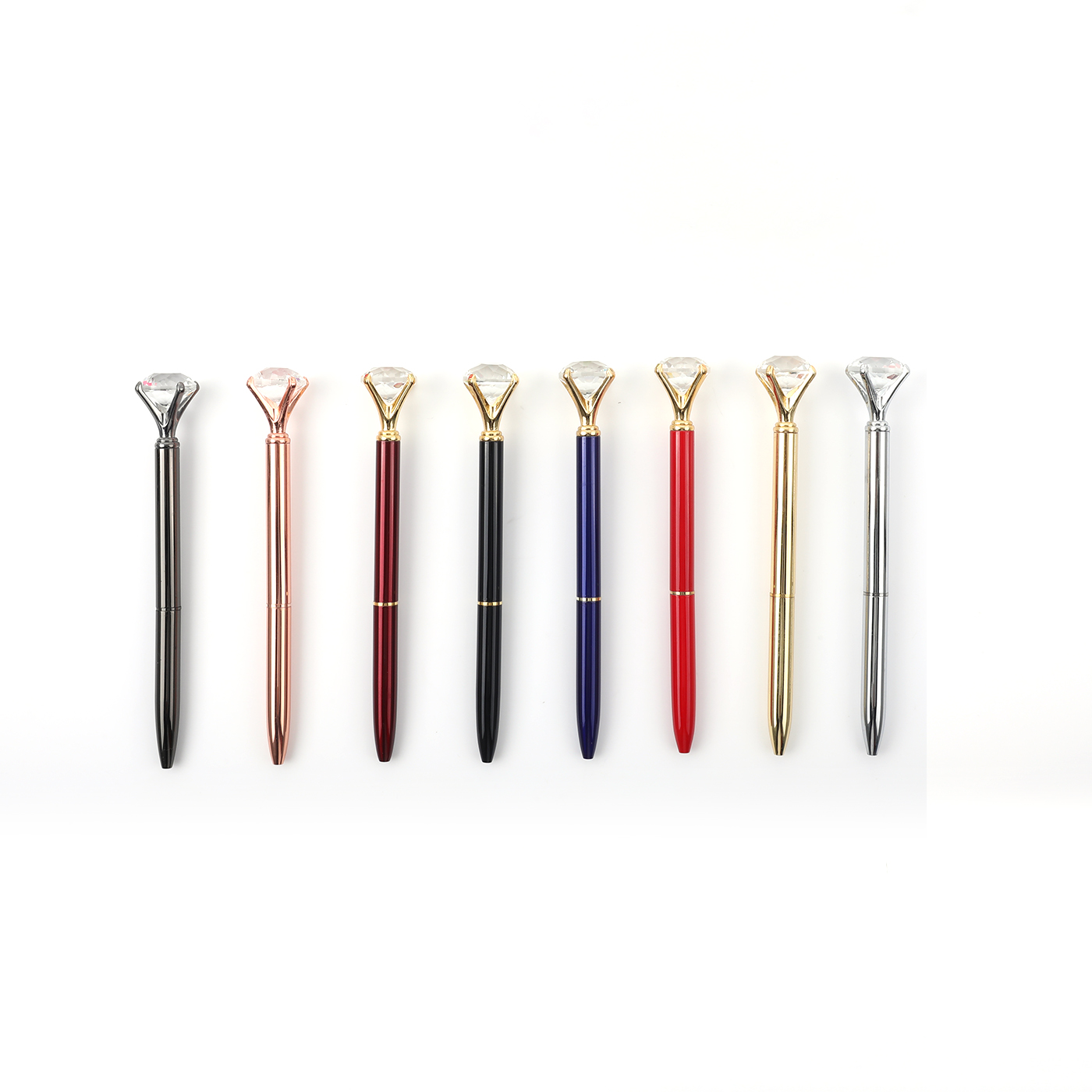 Personalized Ballpoint Pen With Top Diamond2