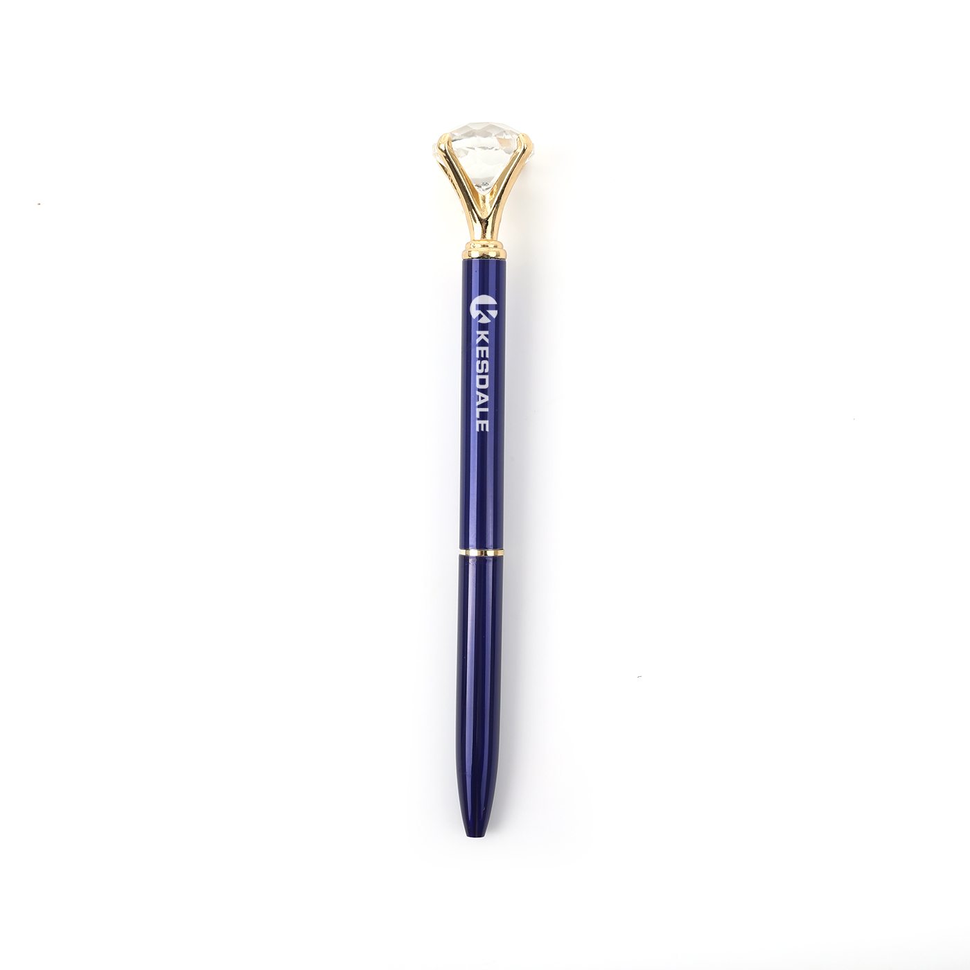 Personalized Ballpoint Pen With Top Diamond
