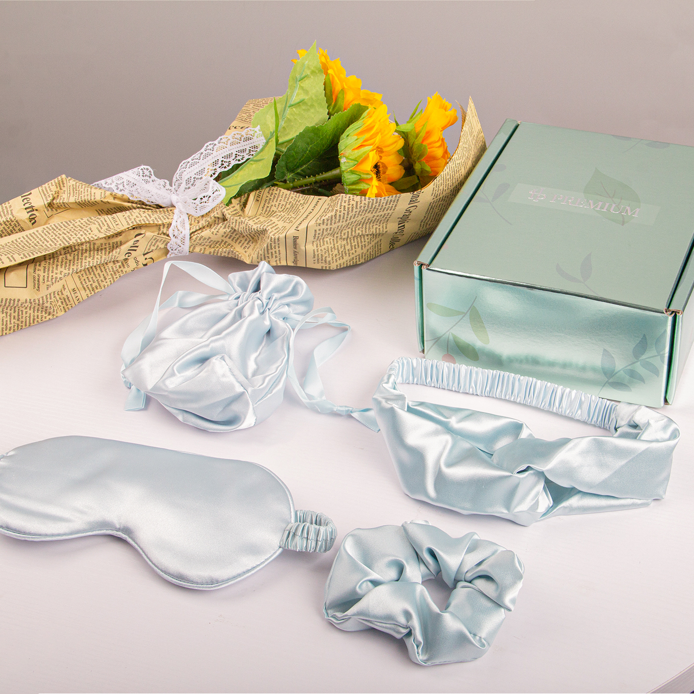 Soft Silk Satin Eyemask Sleep Gift Set