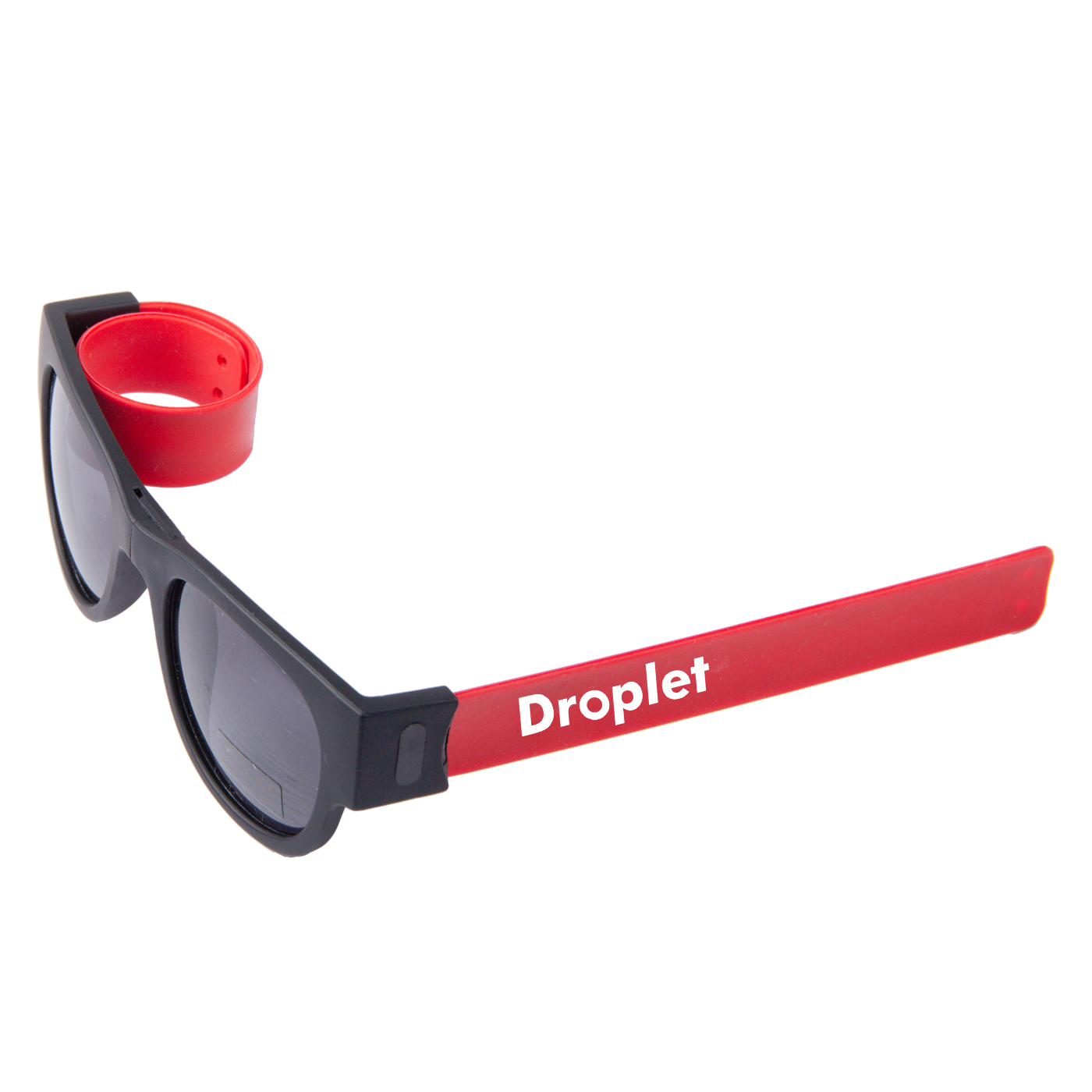 Folding Sunglasses With Slap Bracelet Arms