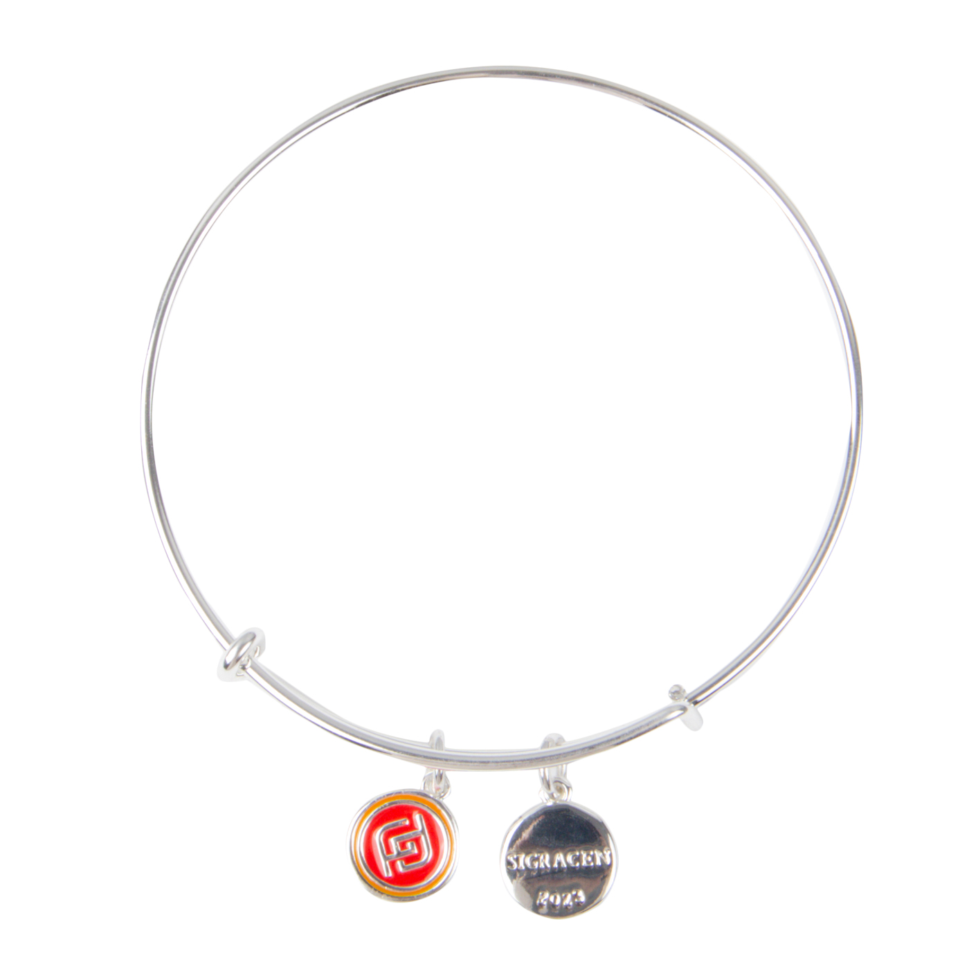Personalized Adjustable Charm Bangle Bracelet1